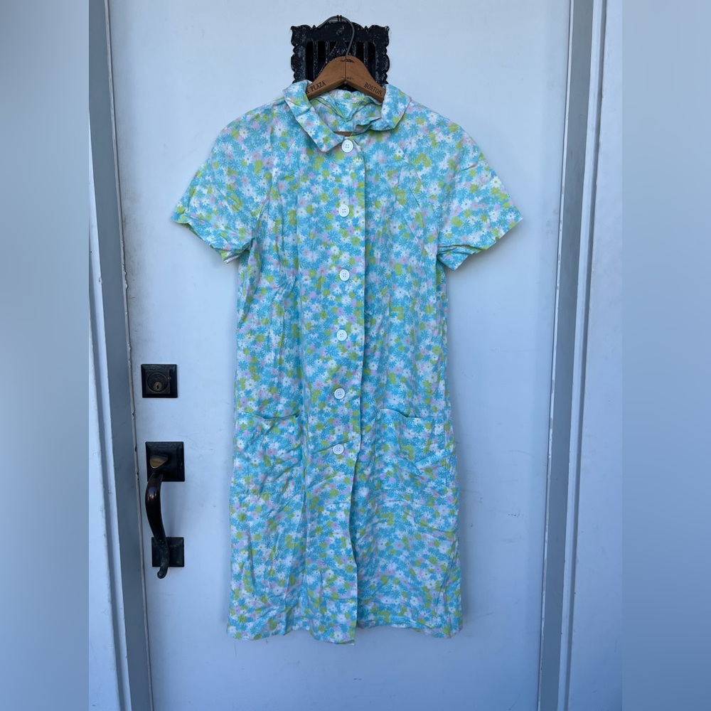 Vintage 70s Handmade House Coat Nightgown